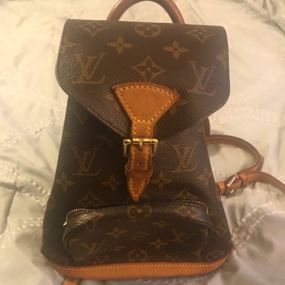 LOUIS VUITTON Monogram Mini Montsouris  Backpack